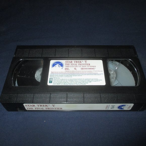 Star Trek 1-7 VHS Bundle of 7 tapes from the 1980s to 1990s - Picture 10 of 12